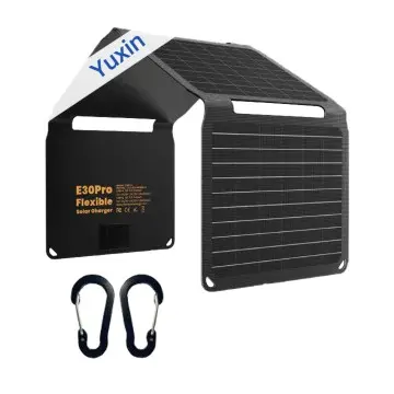 30W ‎High Efficiency Waterproof Camping Backpacking Hiking for Cell Phone Power Banks