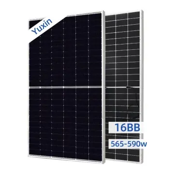 N-type Half-cell Bifacial Dual Glass TOPCon 16BB 565W 570W 575W 580W 585W 590W Solar Panel Mono Silicon (144)